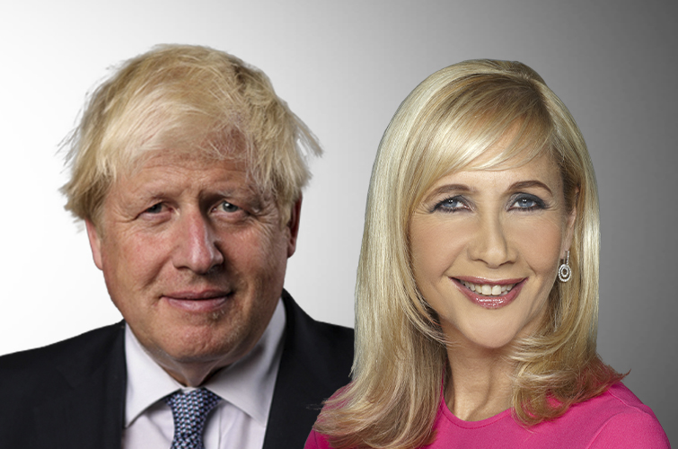 Boris Johnson & Tania Bryer
